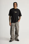 Box Fit Nba T Shirt, LCN NBA BLACK/CHICAGO BULLS GLOBAL - alternate image 2
