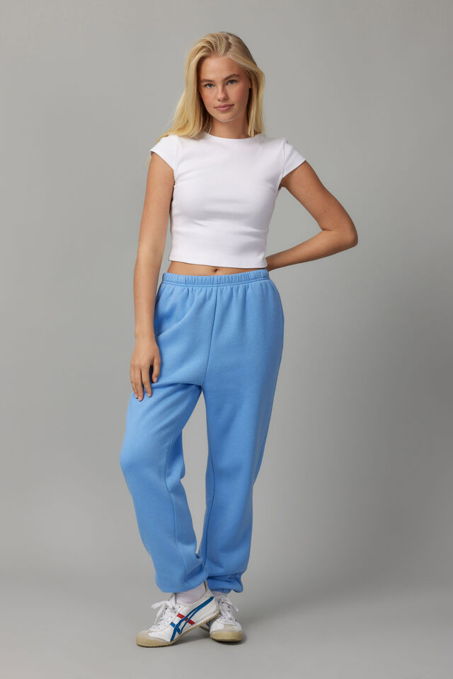 Super Slouchy Trackpant, BUSINESS BLUE