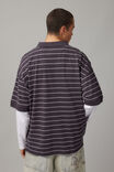 Oversized Polo, SLATE STRIPE - alternate image 4