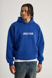 Half Half Hoodie, HH CORPORATE BLUE/ON SMOKO - alternate image 3