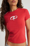 Fitted Graphic Tee, RANCH RED/NTN - alternate image 4