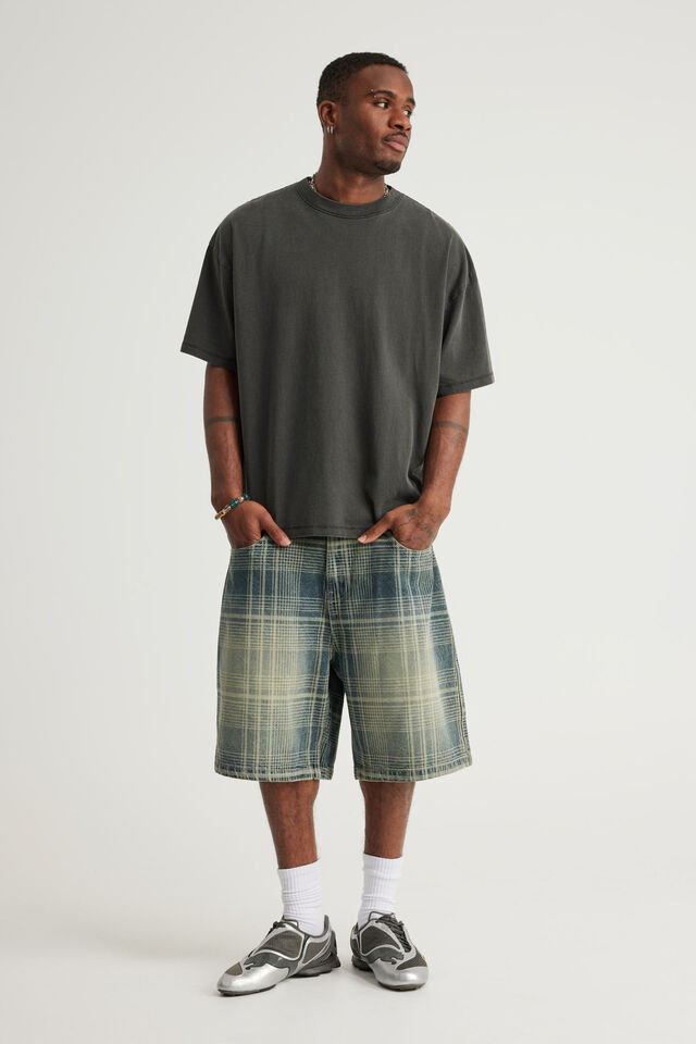 Authentics Blank Tee, WASHED BLACK