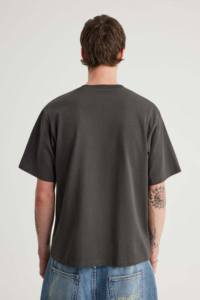 Half Half Heavyweight Core Fit Tshirt, HH SLATE/HARDWARE PILL
