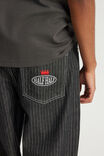 Half Half Classico Baggy Jean, BLACK PINSTRIPE - example image 4