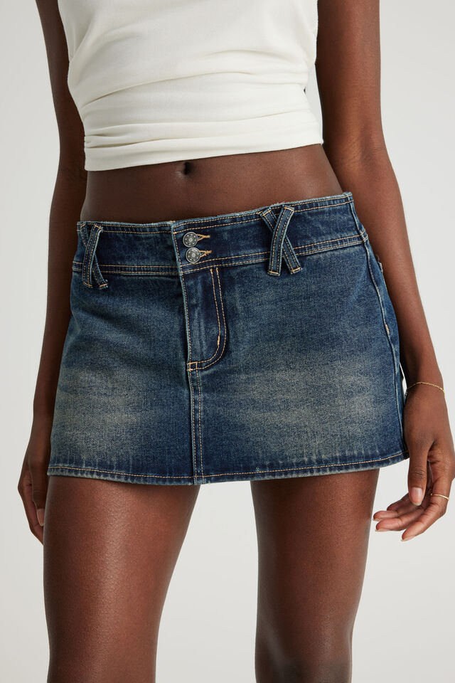 Babydoll Mini Skort, MEET CUTE BLUE