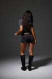 Tumblr Low Rise Booty Short, HEAVY WASH BLACK_STAR - alternate image 4