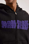 Half Half Zip Thru Hoodie, HH BLACK/HALF SHUFFLE - alternate image 4