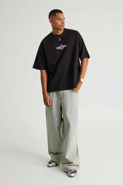 Half Half El Grande Baggy Jean, DESERT BLEACH