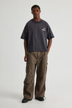 Notion Boxy Cropped Heavyweight Tshirt, NTN WASHED BLACK/ESCAPISM - alternate image 5