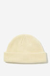 Ribbed Fisherman Beanie, CREAM - alternate image 1