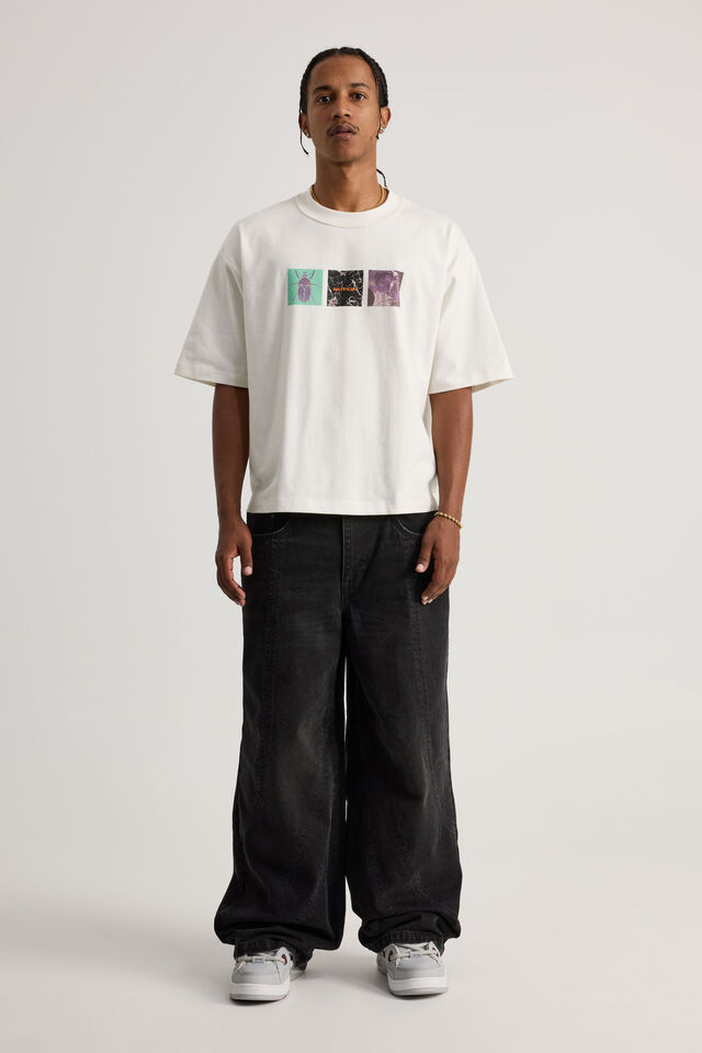 Notion Boxy Cropped Heavyweight Tshirt, NTN CLOUD/ATOMIC LIVES