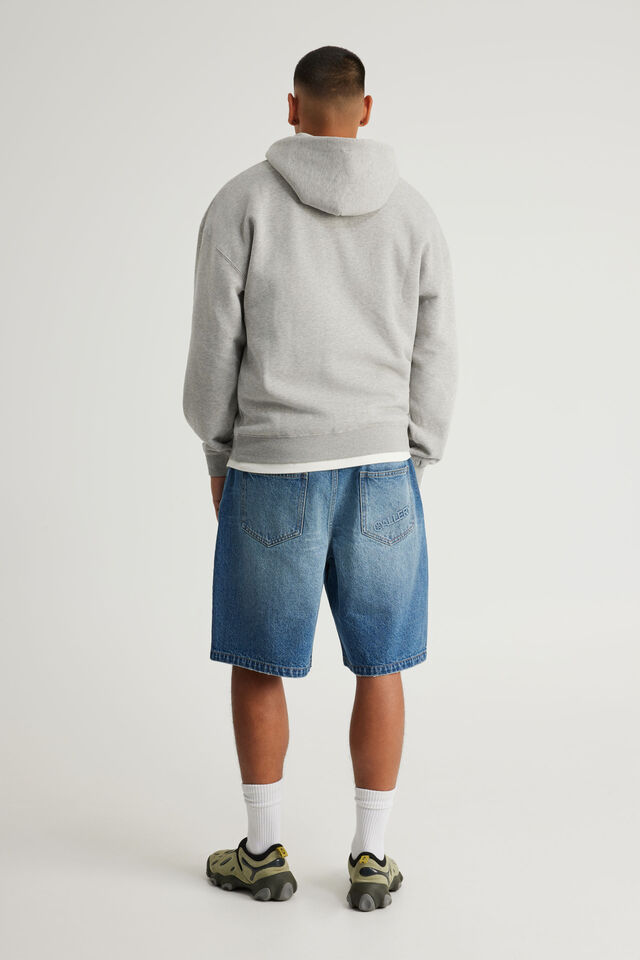 Open Gallery Baggy Denim Short, ARCTIC BLUE