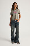 Graphic Mesh Tee, SNAKE SKIN/OPEN GALLERY - alternate image 2