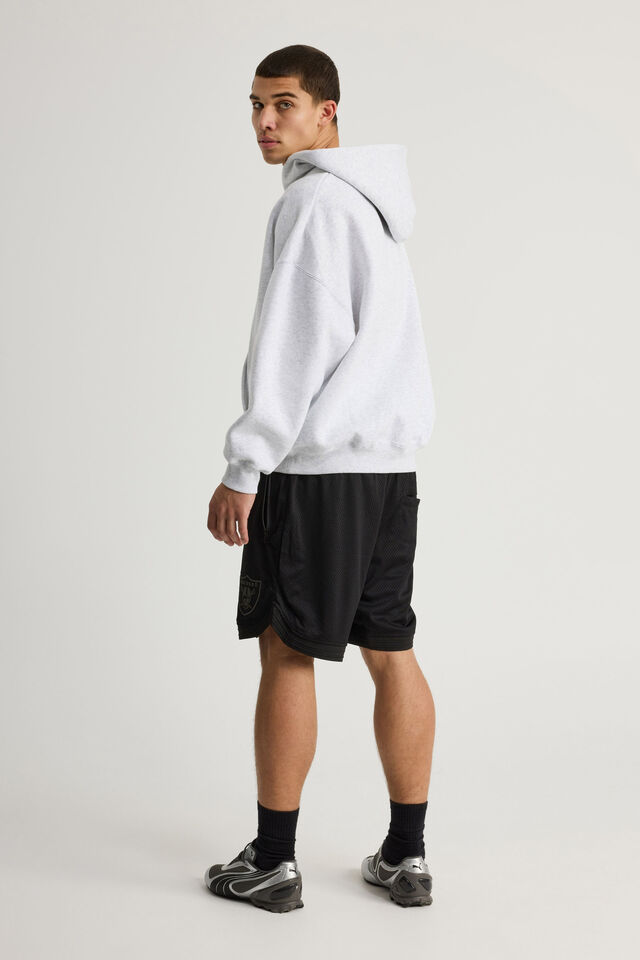 Nfl Basketball Short, LCN NFL BLACK/RAIDERS SCRIPT STEALTH