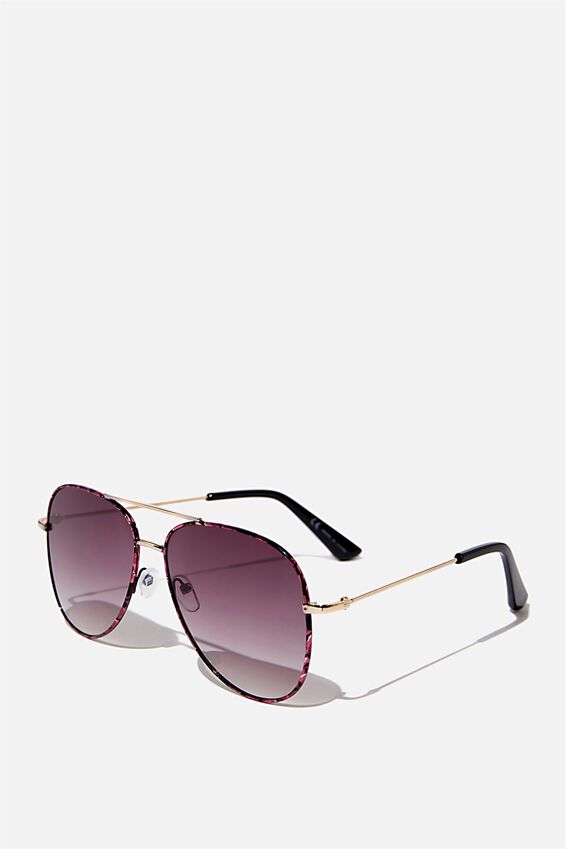 Girls Aviator Sunglasses, TORT