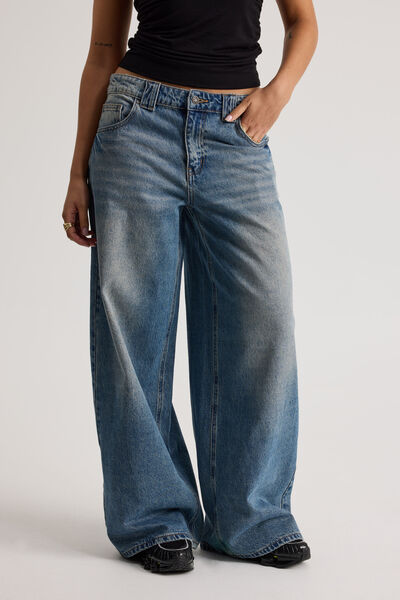 Mega Baggy Jean, WASHED OUT BLUE