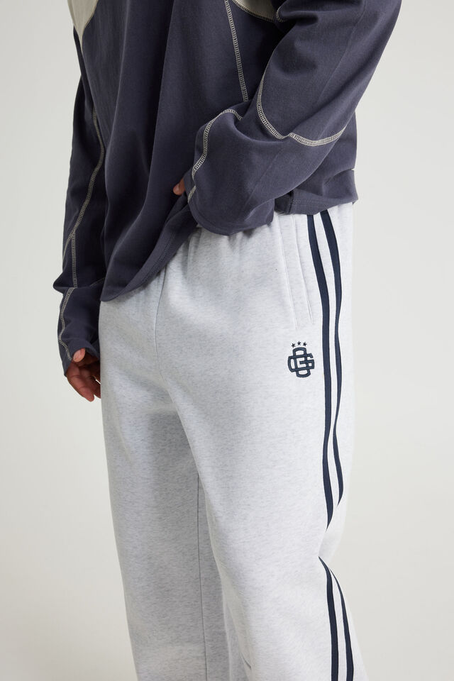 Baggy Trackpant, OG SILVER MARLE/TAPING