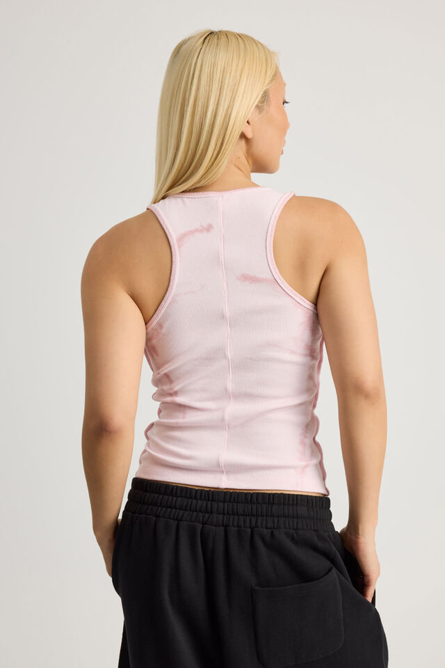 Graphic Tank, POWDER PINK/BUTTERFLY