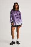 Long Sleeve Sports Jersey Top, PURPLE HAZE/HAVEN - alternate image 2
