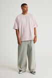 Authentics Heavy Weight Box Fit Tshirt, PINK DUST - alternate image 2