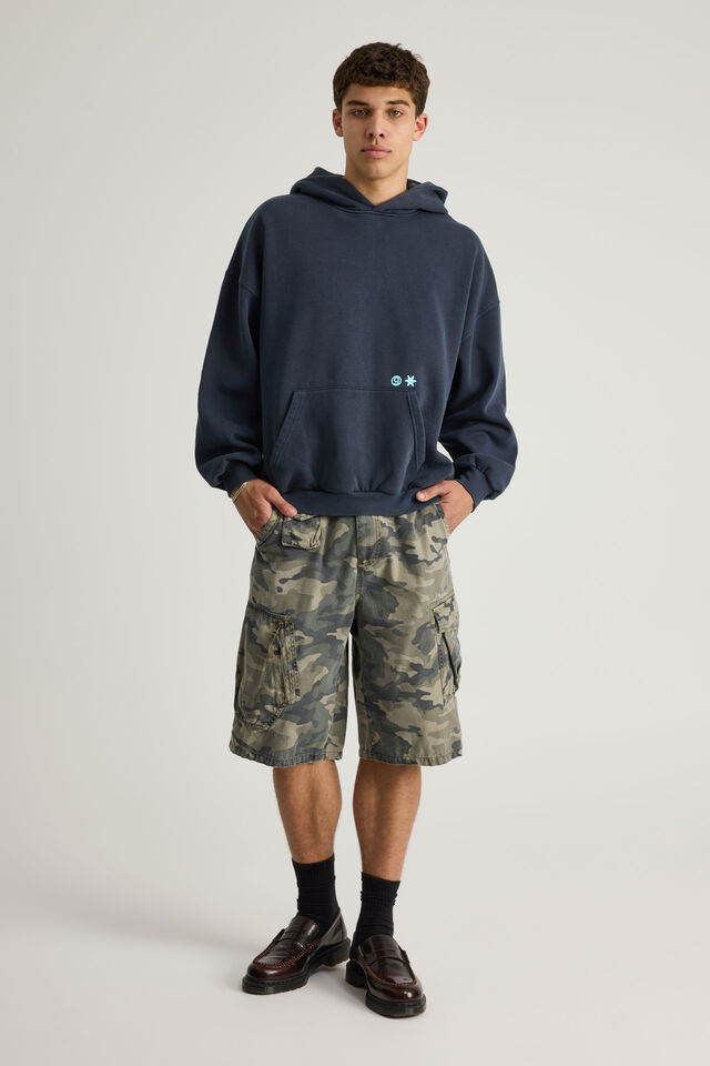Open Gallery Hoodie, OG WASHED SEAL/REVERSE