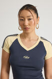 Fitted Graphic Tee, SEAL/DAFFODIL NTN - alternate image 4