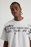 Open Gallery Box Fit Tshirt, OG SILVER MARLE/FRONT TEXT - alternate image 4