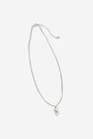 Notion Pendant Necklace, ANTIQUE SILVER - alternate image 1