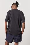 Oversized Music Merch T Shirt, LCN MT WASHED BLACK/ICE CUBE