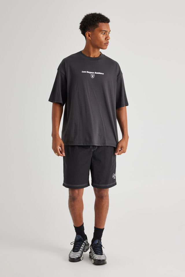 Box Fit Nfl Tshirt, LCN NFL SLATE/RAIDERS Y2K