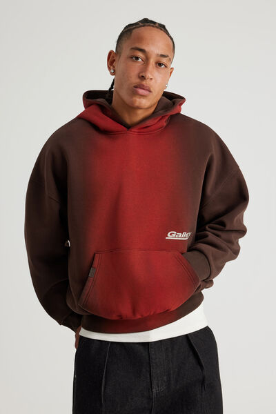 Open Gallery Hoodie, OG WASHED WALNUT/GLOW