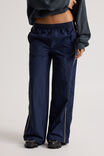 Freya Wide Leg  Woven Sporty Trackpant, NAVY BLAZER - alternate image 1