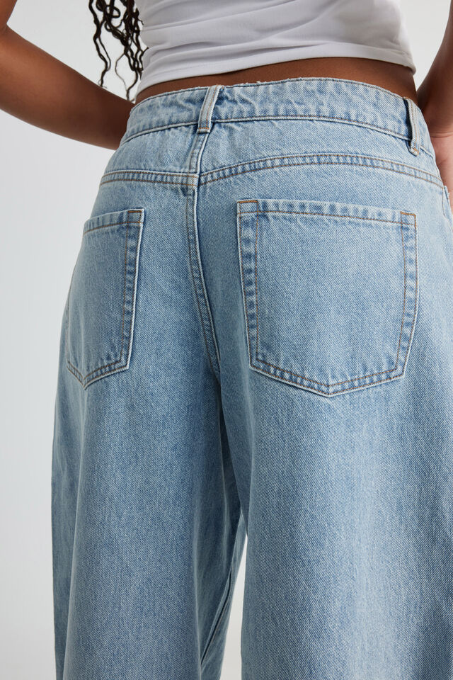 High Rise Baggy Jean, 90s BLUE