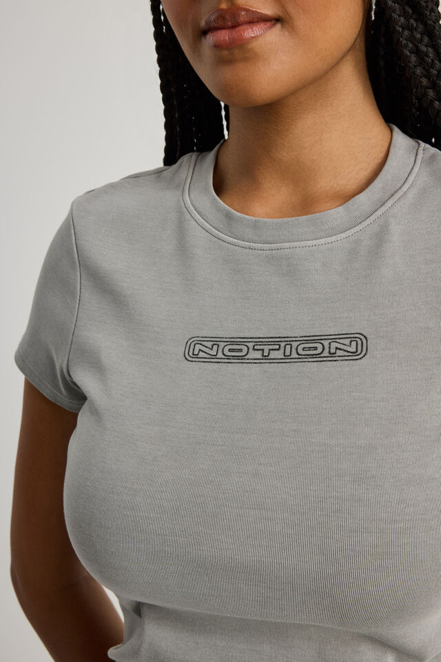 Notion Fitted Graphic Tee, DIGITAL MIST/NOTION STAR