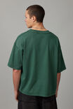 Boxy Cropped Tshirt, WASHED GREEN - alternate image 3