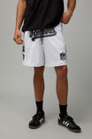 Nfl Basketball Short, LCN NFL WHITE BLACK RAIDERS - alternate image 1