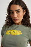 Fitted Graphic Tee, WASHED KHAKI/AMORE STUDIOS - alternate image 4