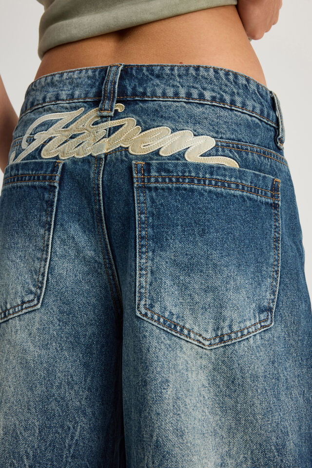 Mega Baggy Jort, DIRTY BLUE_HAVEN