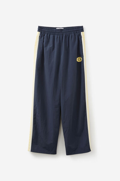 Open Gallery Baggy Nylon Track Pant, OG ICED LAGOON/DUSTY TUMERIC