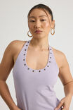 Scoop Neck Halter Top, LILITH - alternate image 4