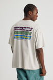 Half Half Box Fit Graphic T Shirt, HH PEBBLE/HALF HALF TRIPLE TIME - alternate image 3