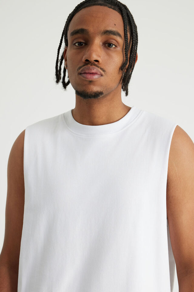 Authentics Muscle Tank, WHITE