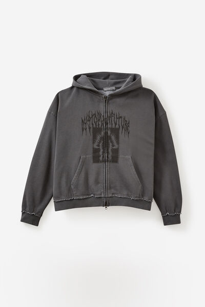 Notion Zip Thru Hoodie, NTN WASHED SLATE/EMBODY