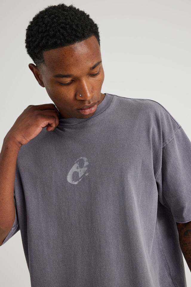 Notion Vintage Graphic Tshirt, NTN WASHED WINTER PLUM/ONE INDUSTRY