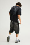 Notion Vintage Graphic Tshirt, NTN WASHED BLACK/SYMMETRICAL DRAGONS - example image 5