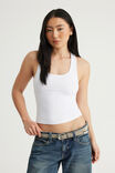 D Ring Social Belt, GREY W SILVER D RINGS - example image 2