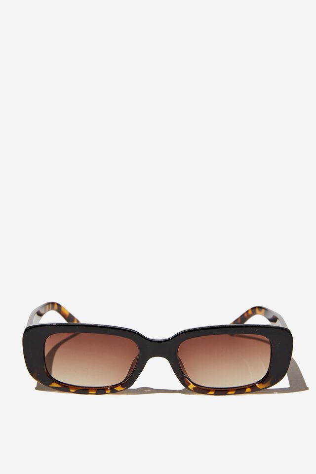 Mia Mode Sunglasses, BLACK TORT GRAD