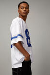 V Neck Mesh Top, WHITE 88 - alternate image 4