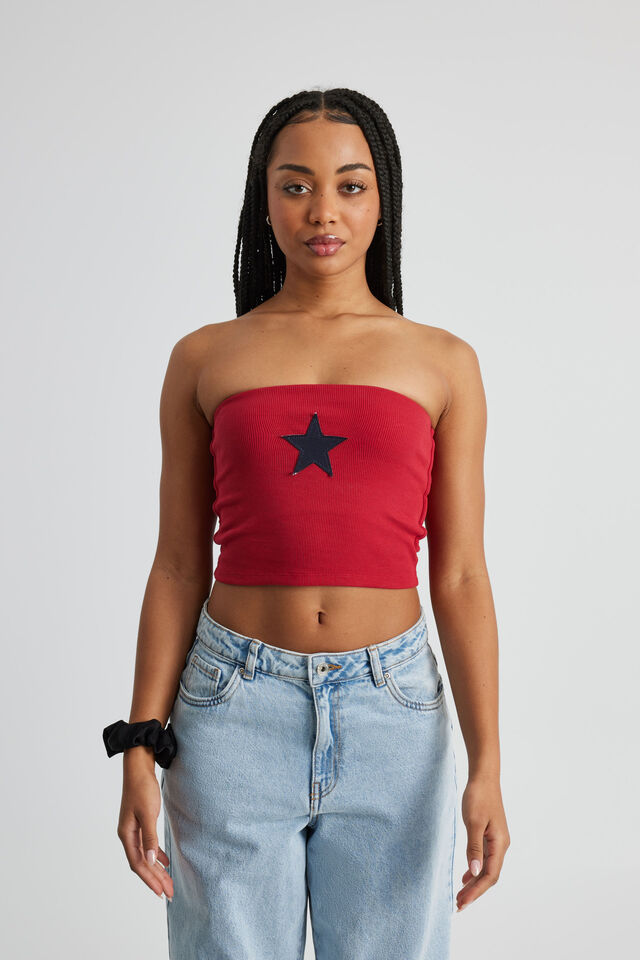 Longline Graphic Bandeau, SCOOTER/STAR