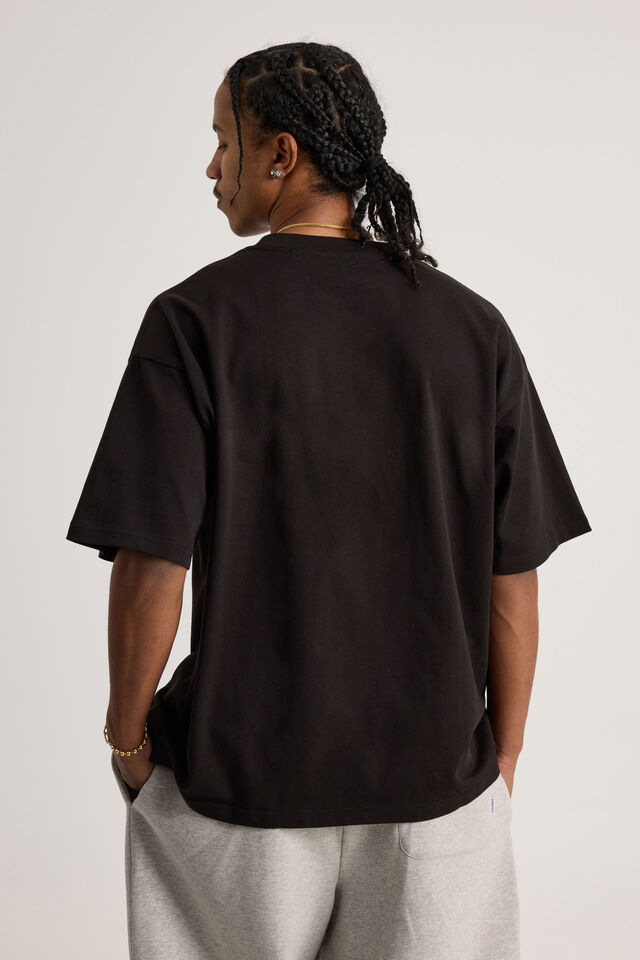 Heavyweight Box Fit Nfl Tshirt, LCN NFL BLACK/RAIDERS SIMPLE